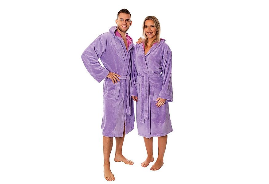 Lavea Bademantel Madrid, aus 100% Bambusviskose, fusselfrei, pflegeleicht, günstig online kaufen