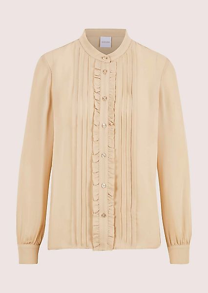 MADELEINE Langarmbluse "Seidenbluse Elegante Bluse mit Rüschen" günstig online kaufen