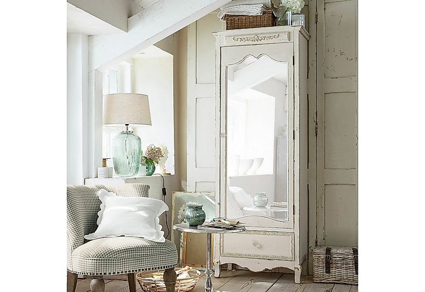 Mirabeau Spiegelschrank Schrank Lucgarier antikweiß günstig online kaufen