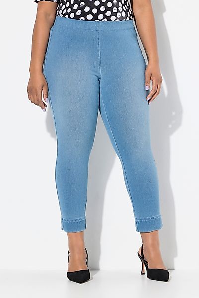 Ulla Popken Funktionshose Jersey-Capri Sienna schmales günstig online kaufen