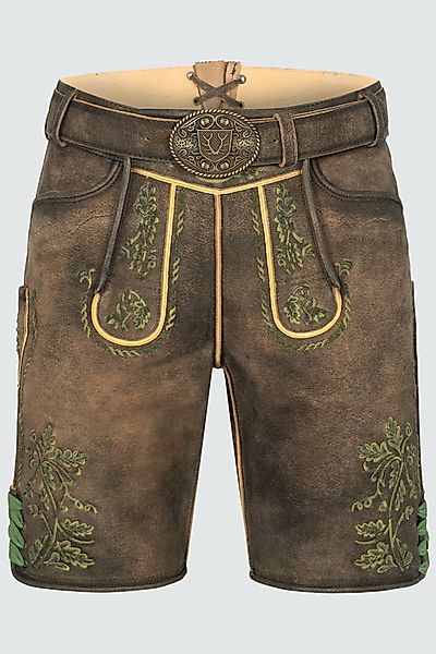 Lederhose Larry mit Gürtel günstig online kaufen