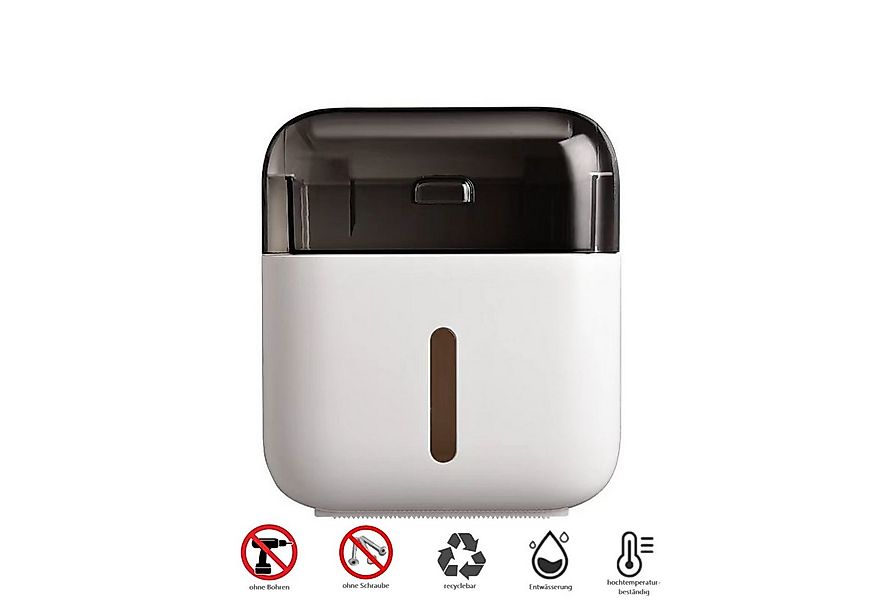Creliv Toilettenpapierhalter 3-in-1 – Ablage, Schublade & Handyhalter günstig online kaufen