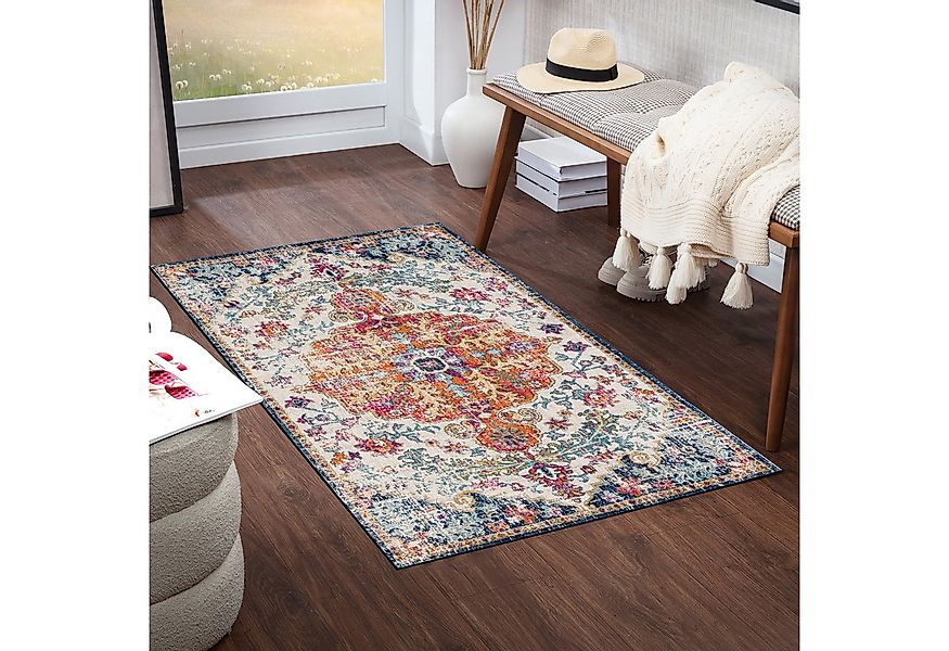 Livabliss Teppich MUNICH, rechteckig, Höhe: 11 mm, Vintage Orientteppich, K günstig online kaufen