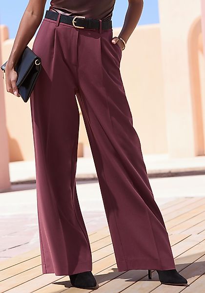 LASCANA Anzughose mit weitem Bein, Palazzohose, günstig online kaufen