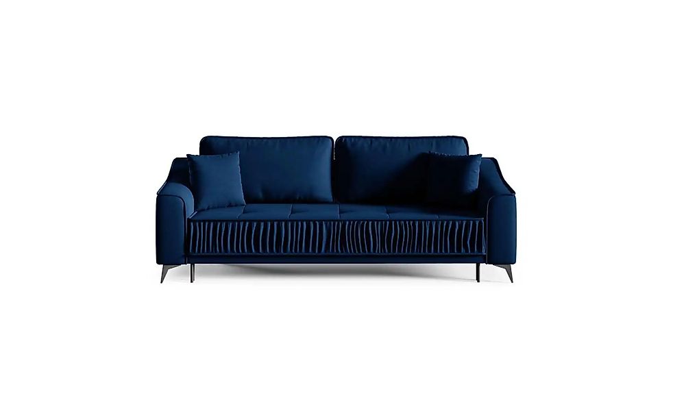 Selsey Schlafsofa Louisos   ¦ blau ¦ Maße (cm): B: 249 H: 100 Polstermöbel günstig online kaufen