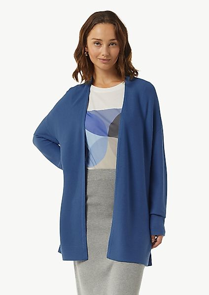 Comma Strickjacke Gerippte Strickjacke im Relaxed günstig online kaufen