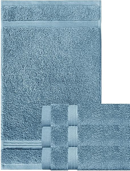 Lashuma Gästehandtücher Linz, Frottee (4-St), Blaue günstig online kaufen