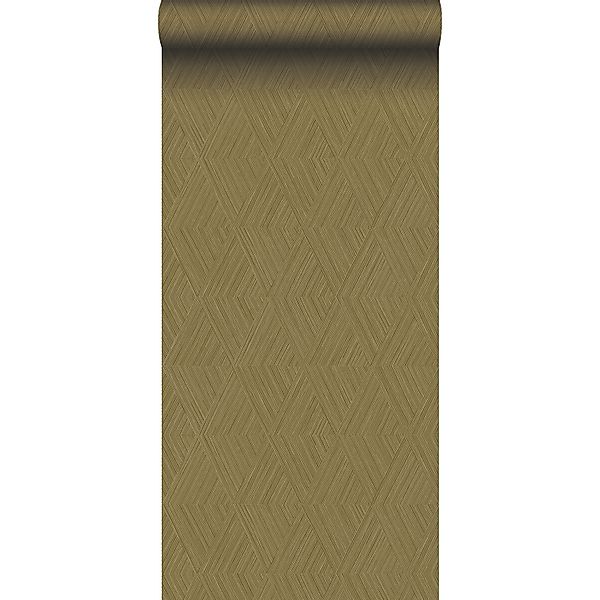 Origin Wallcoverings Tapete 3D-Muster Senfgelb 50 x 900 cm günstig online kaufen