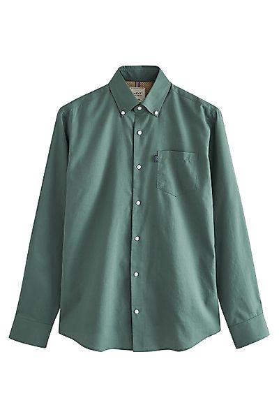 Next Businesshemd Bügelleichtes Slim Fit Button-down-Oxfordhemd günstig online kaufen