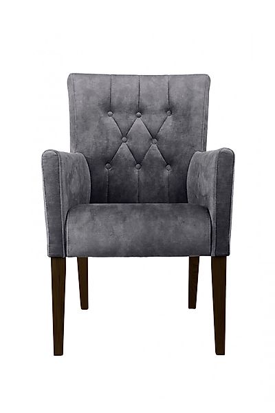 Home affaire Armlehnstuhl »Cortega Esszimmerstuhl mit Knopfheftung« () 1 St günstig online kaufen