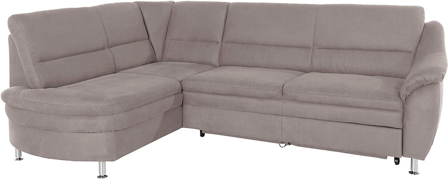 Places of Style Ecksofa »Cardoso L-Form«, Federkern, wahlweise mit Bett, Sc günstig online kaufen