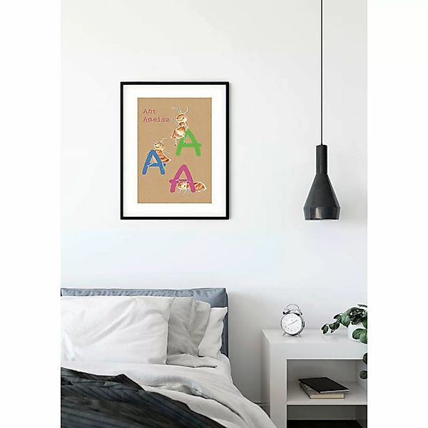 Komar Poster ABC Animal A Buchstaben B/L: ca. 40x50 cm günstig online kaufen