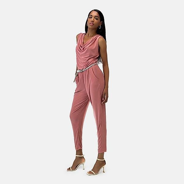 Elara Jumpsuit Elara Damen Jumpsuit mit Gürtel (1-tlg) günstig online kaufen