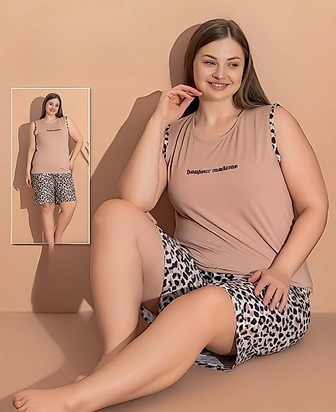 fashionshowcase Pyjama Damen Hausanzug große Größen günstig online kaufen