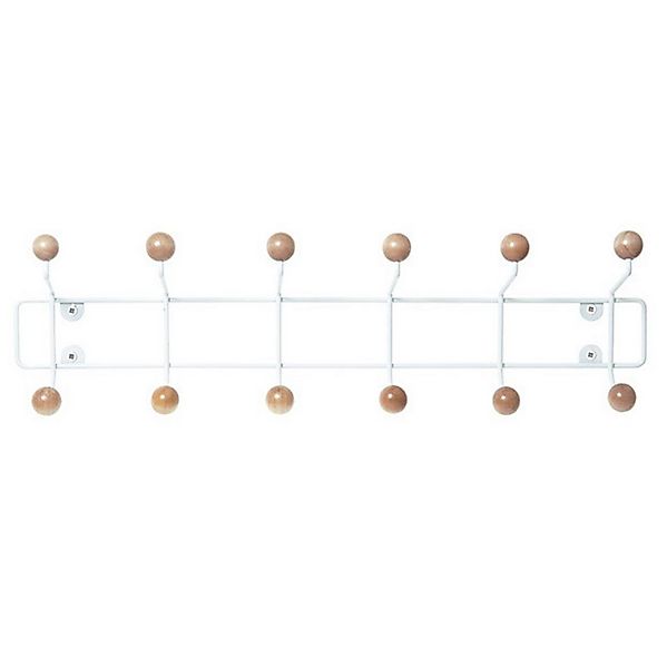 Present Time Garderobenhaken Saturnus Garderobe mit 12 Haken in braun günstig online kaufen