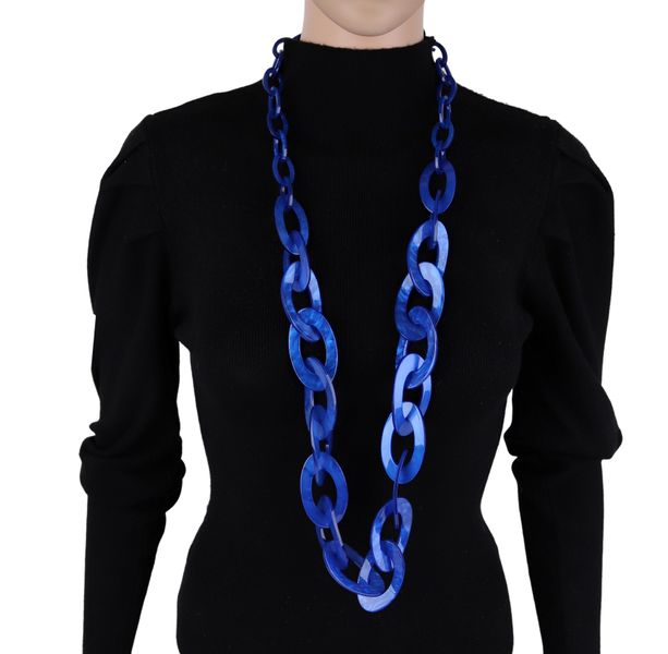 MIRROSI Lange Kette Damen Statement Halskette günstig online kaufen