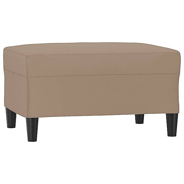 vidaXL Polsterhocker Fußhocker Cappuccino-Braun 70x55x41 cm günstig online kaufen