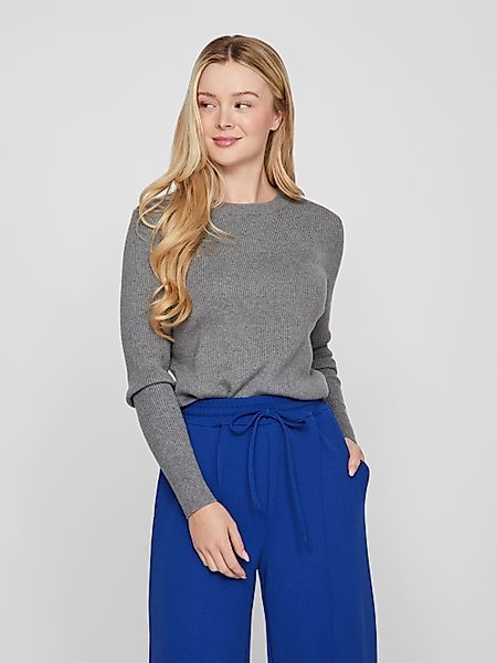 Vila Rundhalspullover VICOMFY O-NECK L/S KNIT günstig online kaufen