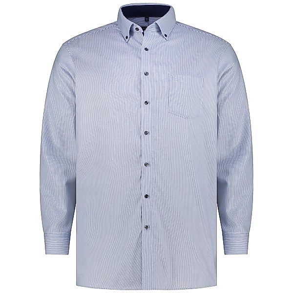 CASA MODA Businesshemd, bügelfrei, langarm Farbe jeansblau Größe: 50 günstig online kaufen