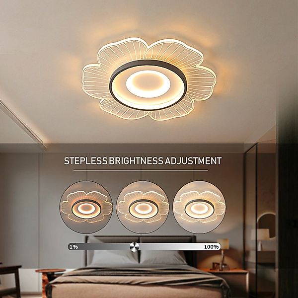 Daskoo Deckenleuchten Wohnzimmer LED Deckenlampe mit günstig online kaufen