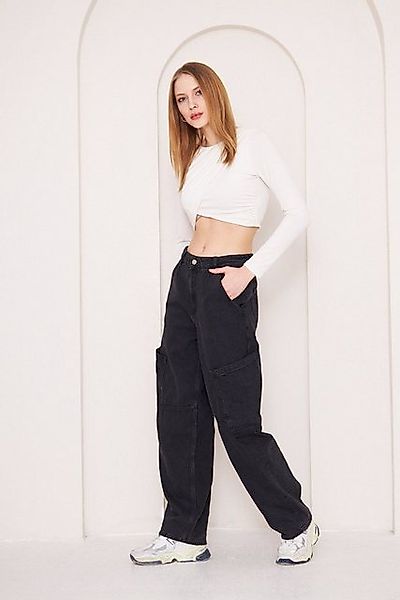 Kutaf Regular-fit-Jeans Anna Mom Jeans Hose günstig online kaufen