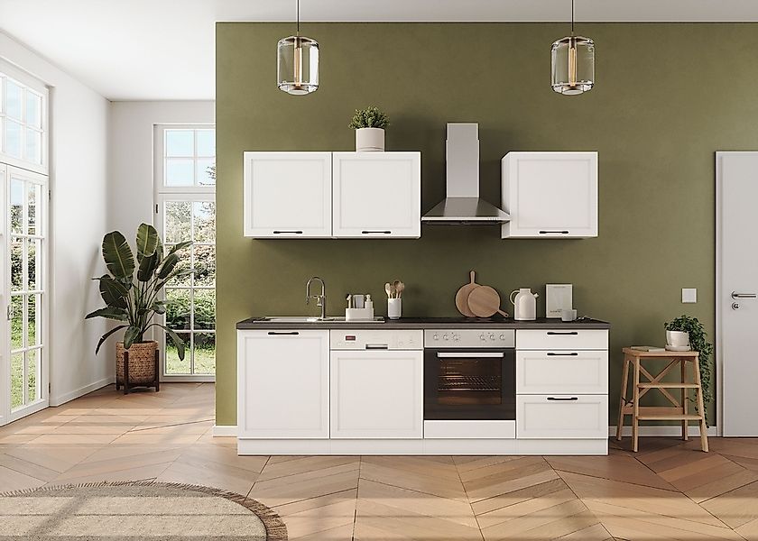 KOCHSTATION Küchenzeile »KS-Lani, mit MDF-Fronten« Breite 240 cm, wahlweise günstig online kaufen