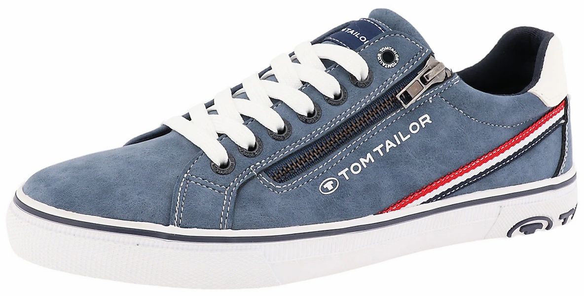 TOM TAILOR Sneaker mit Kontrastbesatz, Freizeitschuh, günstig online kaufen