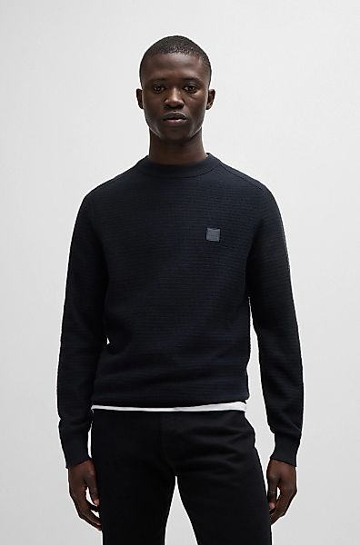 BOSS ORANGE Strickpullover "Anion", mit BOSS-Badge günstig online kaufen
