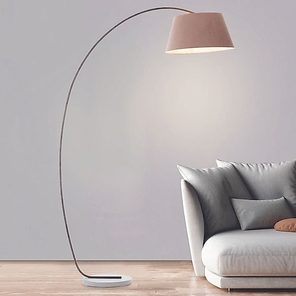 Brilliant Bogenlampe »Brok«, 1 flammig, Leuchtmittel E27   ohne Leuchtmitte günstig online kaufen
