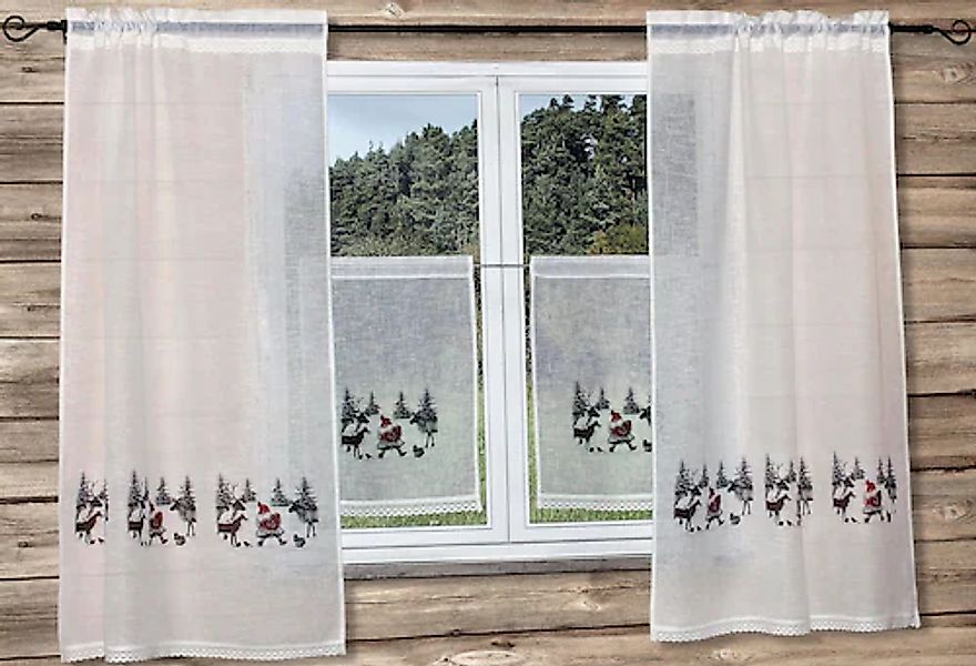 HOSSNER - ART OF HOME DECO Gardine »Herzerl«, (1 St.), Landhaus-Look günstig online kaufen