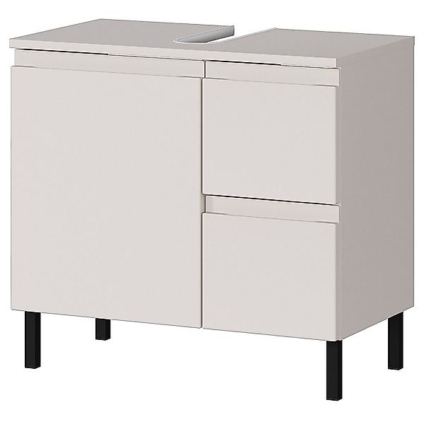 Lomadox Waschbeckenschrank SALO-01 kaschmir matt 60 günstig online kaufen