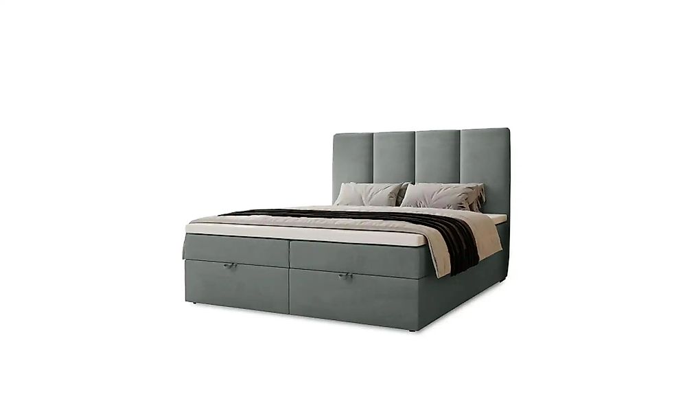 Boxbett mit Stauraum  Macclesfield ¦ grau ¦ Maße (cm): B: 121 H: 110 Betten günstig online kaufen