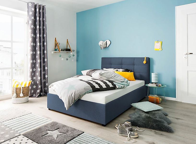 Lüttenhütt Polsterbett "Endres" mit Bettkasten, wahlweise ohne Matratze/Lat günstig online kaufen