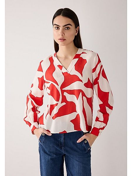 MORE&MORE Langarmbluse weite Schlupftunika, bedruckt günstig online kaufen