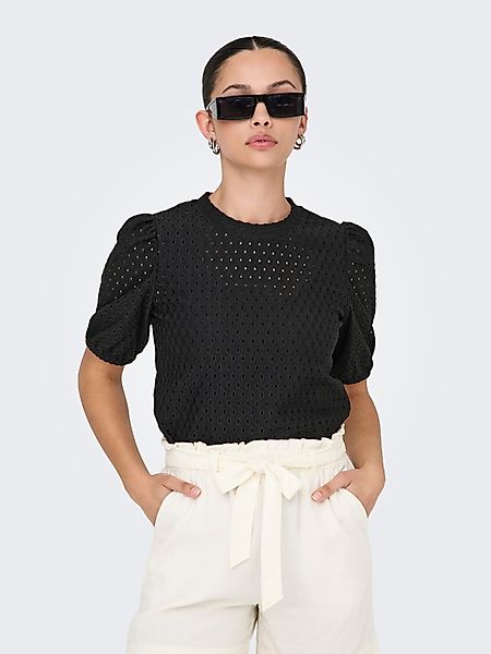 ONLY Kurzarmshirt ONLELISA S/S O-NECK TOP günstig online kaufen