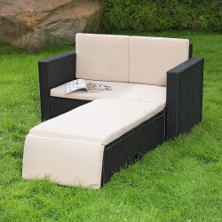 Melko Gartenlounge-Set Gartensofa Lounge Sessel Gartenmöbel günstig online kaufen