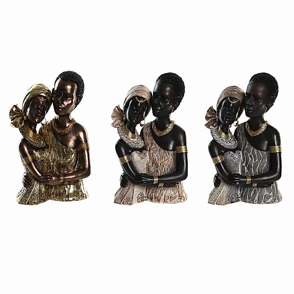 Deko-figur Dkd Home Decor Beige Golden Braun Harz Kolonial Afrikanerin (20 günstig online kaufen