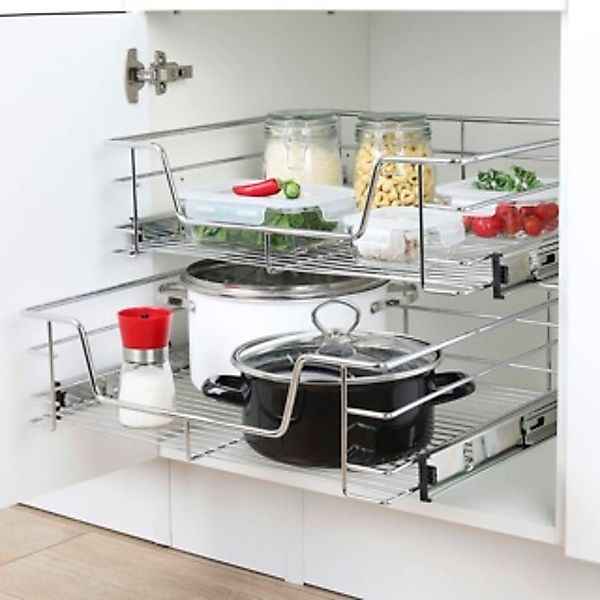 Haushalt International Schublade Teleskop Schublade zum Nachrüsten 60cm Küc günstig online kaufen