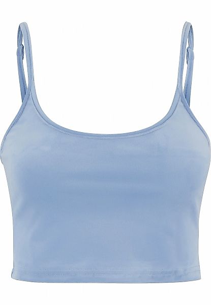URBAN CLASSICS Tanktop "Urban Classics Ladies Short Velvet Top" 1 Stk. günstig online kaufen