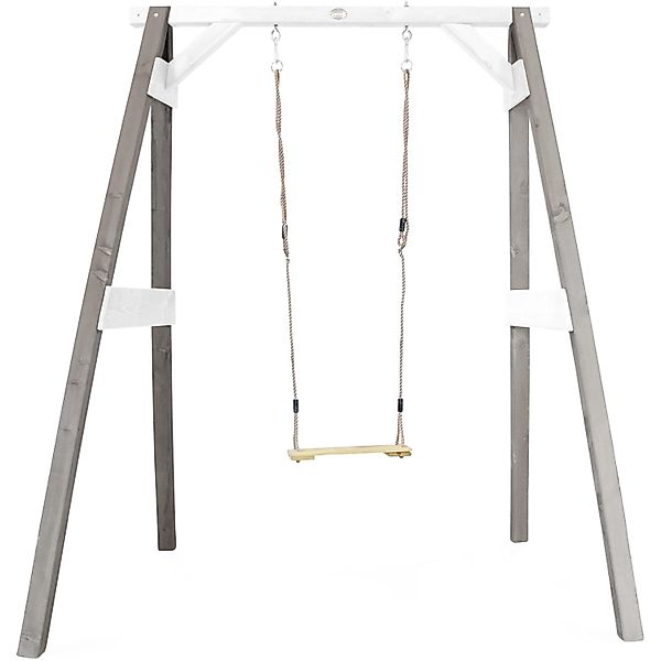 Axi Einzelschaukel Grau - Weiß 160 x 181 x 207 cm günstig online kaufen