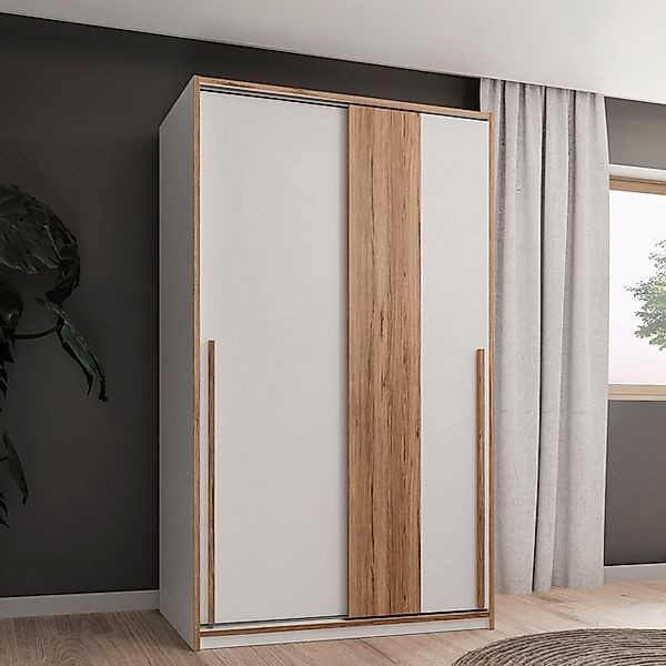FORTE Schwebetürenschrank »Skandinavisches Design, Holzoptik kombiniert mit günstig online kaufen