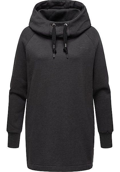 Ragwear Kapuzenpullover Rowenna Langer Damen Hoodie mit hohem Schalkragen günstig online kaufen