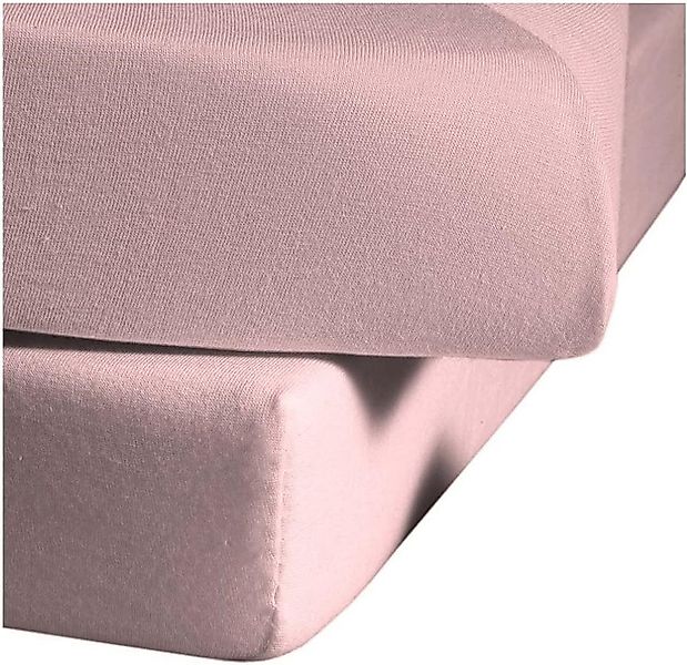 fleuresse Spannbettlaken Comfort Jerseyspannlaken, 96% Baumwolle, günstig online kaufen