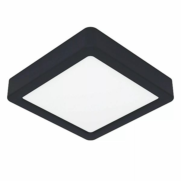 Eglo LED-Deckenleuchte Fueva 5 Schwarz 3.000K 16 cm x 16 cm günstig online kaufen
