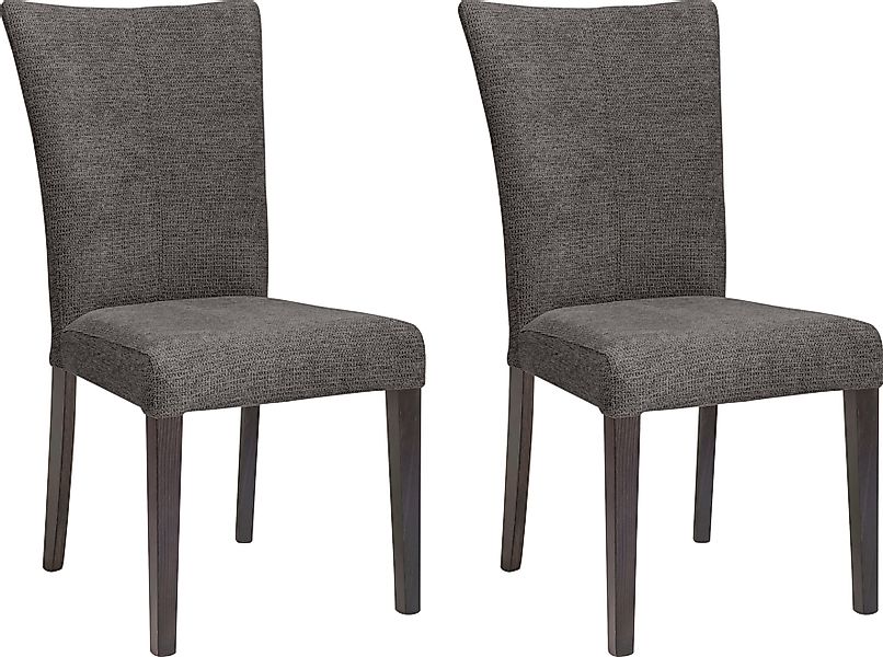 Home affaire 4-Fußstuhl "Aspen" (Set) 2 Stk.Beine aus massiver Buche, wenge günstig online kaufen