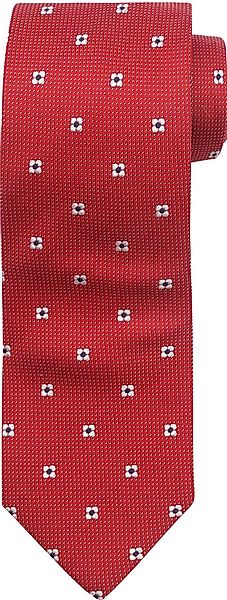 Suitable Krawatte Seide Blumen Rot - günstig online kaufen