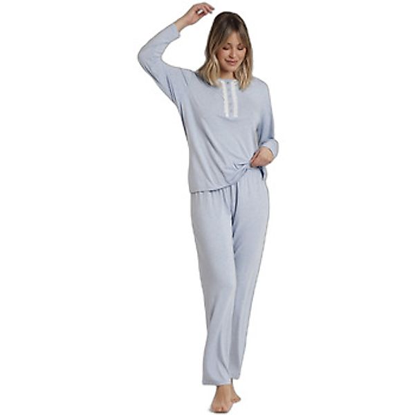 Admas  Kleider & Outfits Pyjama manches longues femme  Classic Soft Hearts günstig online kaufen