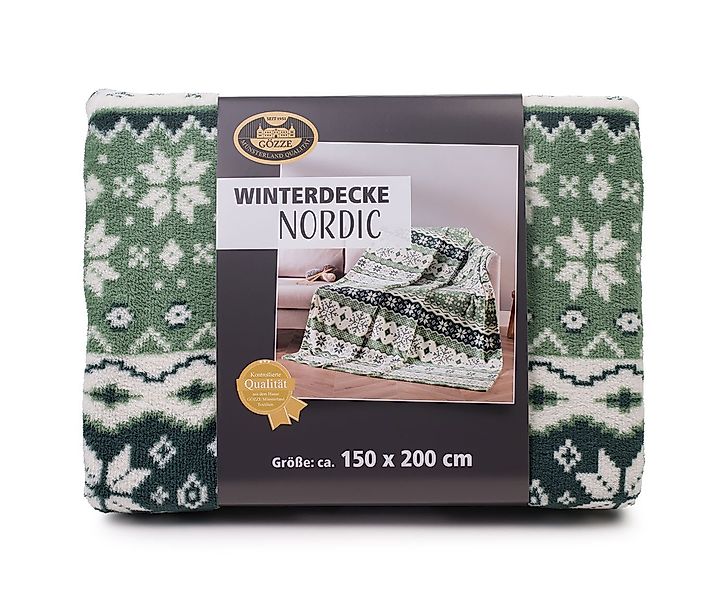 Wohndecke Wohndecke Nordic 150x200 cm, Gözze günstig online kaufen