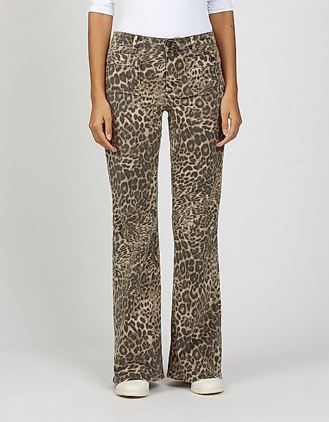 GANG Bootcut-Jeans 94 JESSI FLARED im angesagten Leo Muster günstig online kaufen