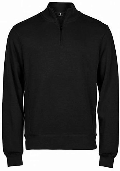 Tee Jays Sweatshirt Ribbed Interlock Half Zip Herrenpullover günstig online kaufen